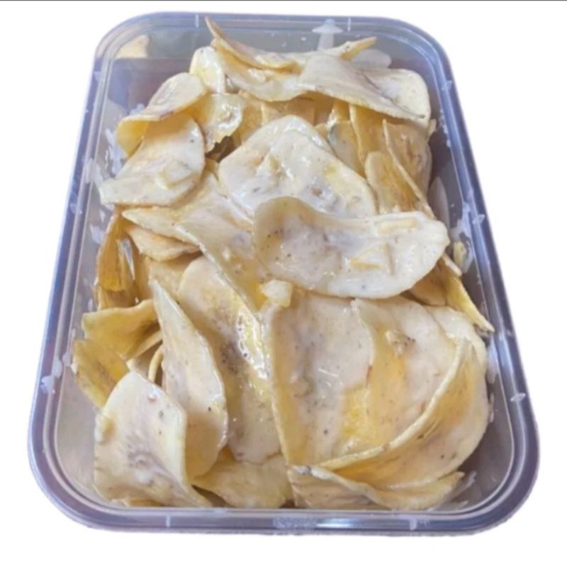 

keripik pisang varian rasa tiramisu