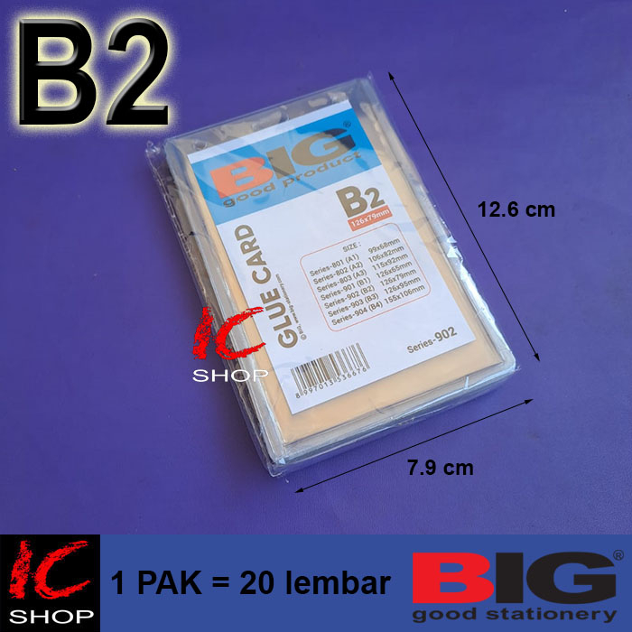 

1 Pak (20 lembar) ID Card Mika B2 ( Glue Card / Name Tag / Plastik Tempat ID Card )