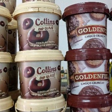 

Korzaln Collins Dip Glaze Chocolate All Variant - Kemasan Pail 1 Kg