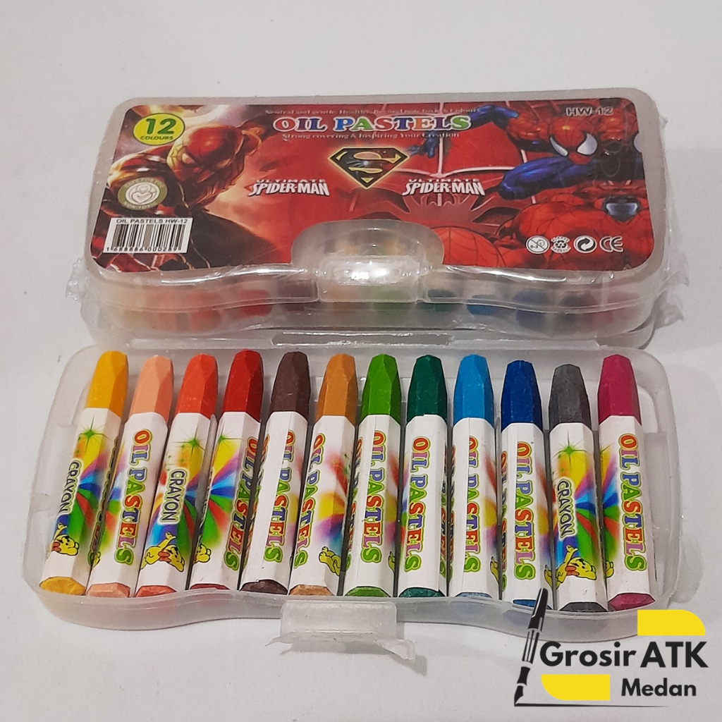 

Crayon Oil Pastel HW 12 Warna/Pensil Warna/Kelir Kerayon