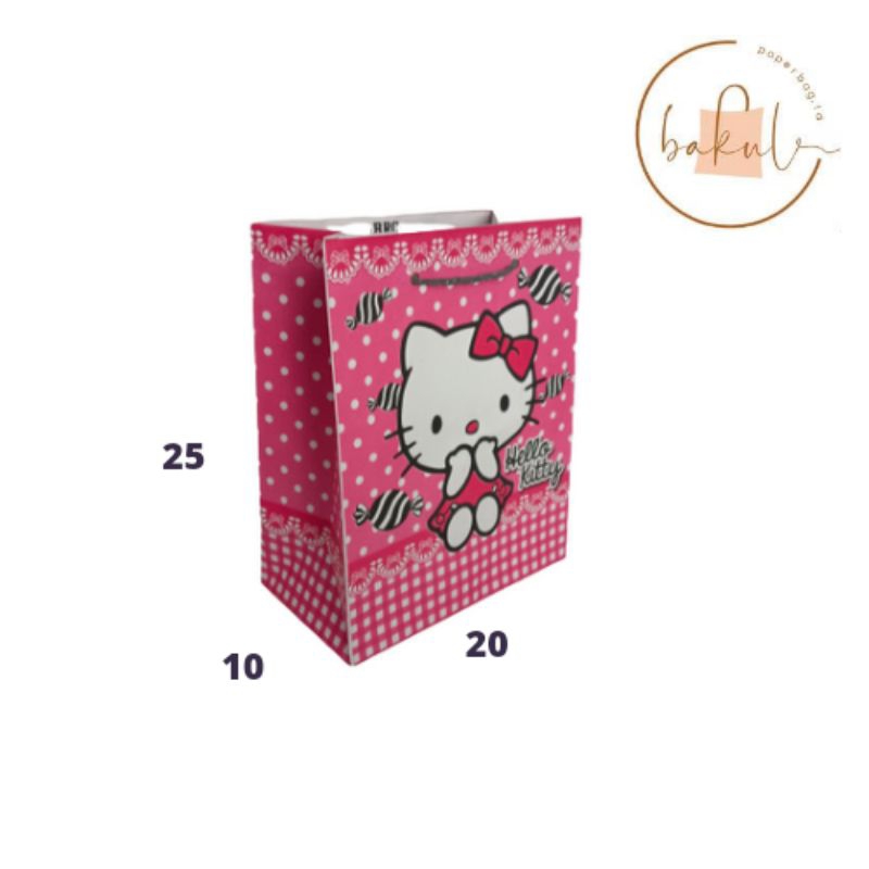 

PAPERBAG KARAKTER HELLO KITTY 20x25 (Minimal pembelian 12 pcs)