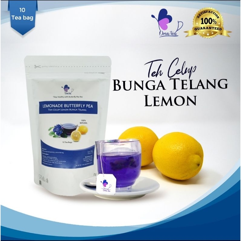 

Teh Celup Bunga Telang Lemon/Teh Praktis Herbal/Teh Celup Bunga Telang/Teh Diet Alami