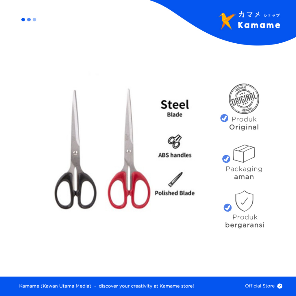 

Deli Scissors - Gunting Anti Karat 18cm 6009 - Kamame