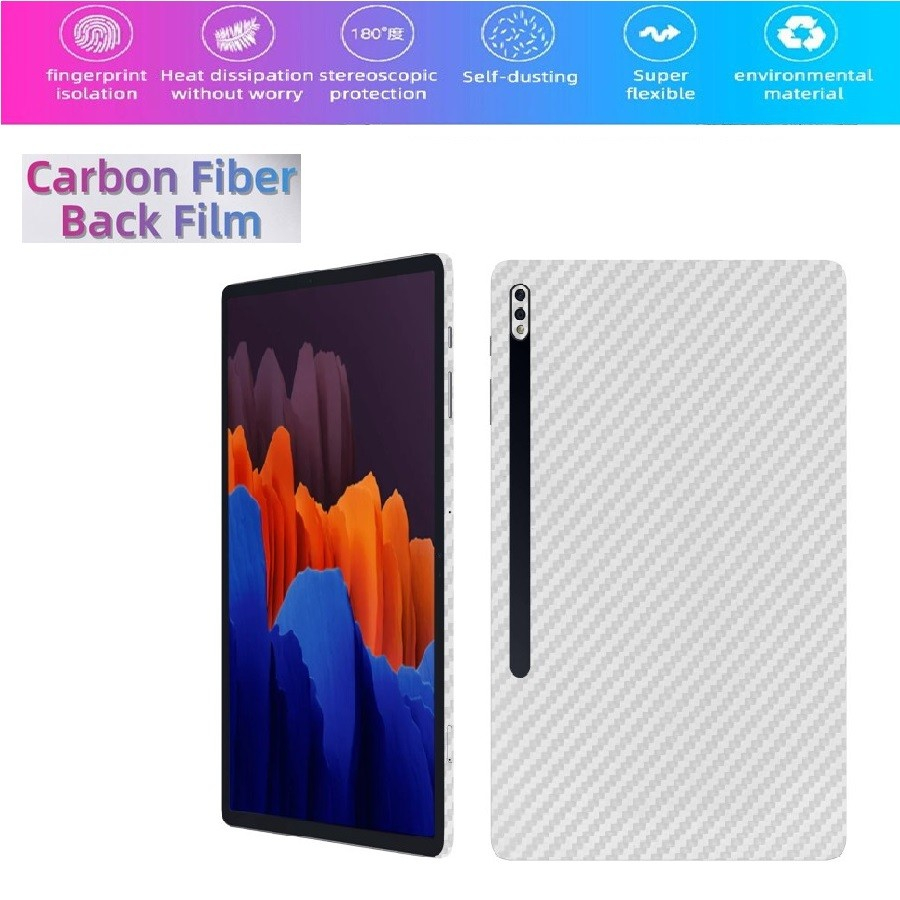 Samsung Tab A7 Lite T225 Garskin Carbon Antigores Belakang Hydrogel