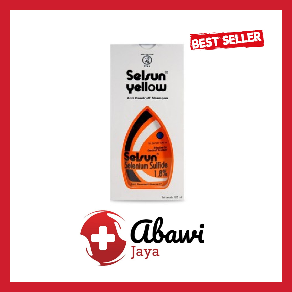 [AB] Selsun Yellow Shampo 60 ml / Menghilangkan ketombe tingkat sedang sampai dengan berat