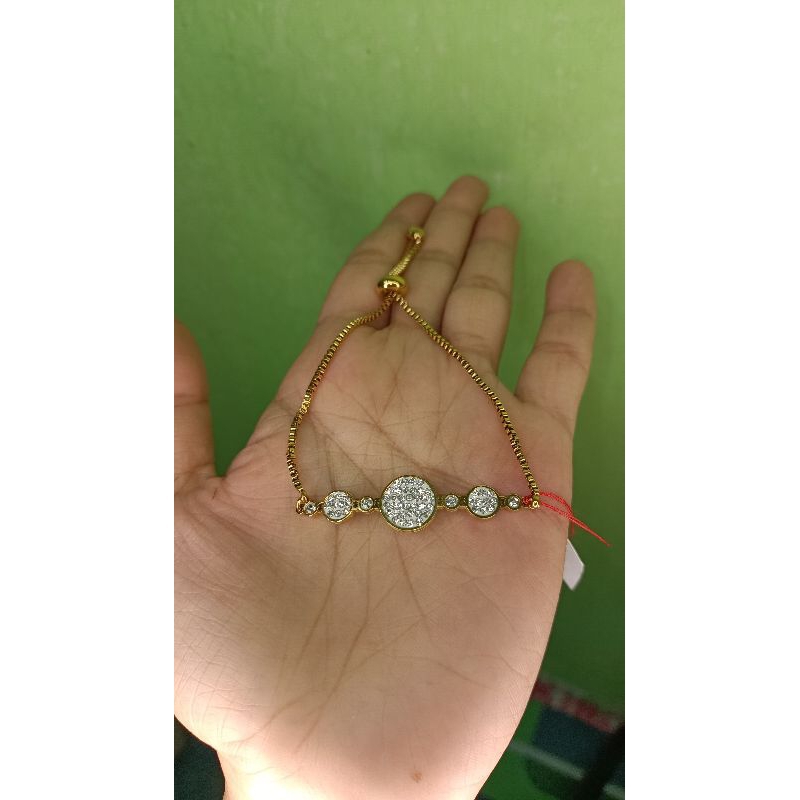 gelang serut titanium bulat