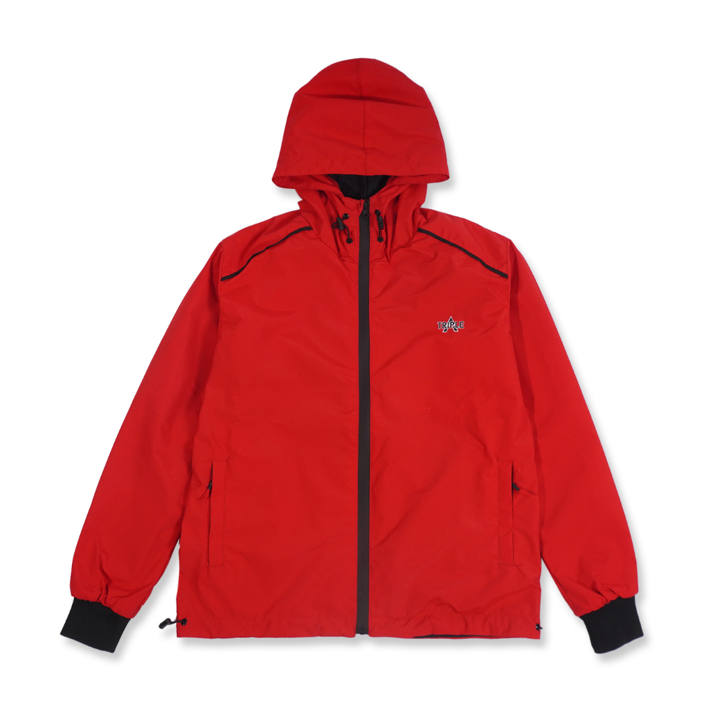 TAFY - Jaket Parasut Pria dan Wanita Freestyle Jaket Gunung Pria Waterproof Anti Air Taslan Jaket Ou