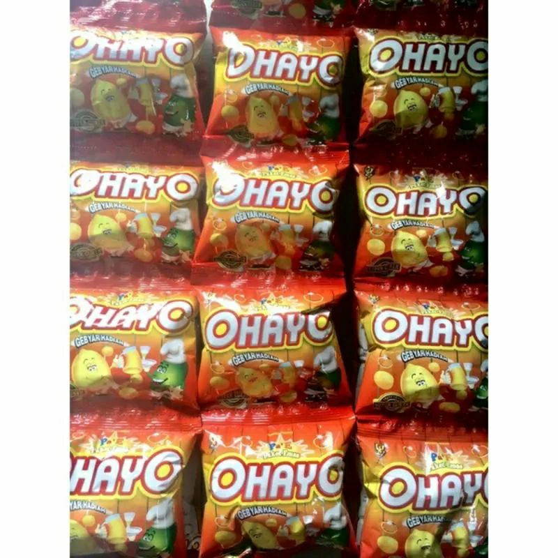 

OHAYO SNACK JADUL 1 RENTENG ISI 10 PCS