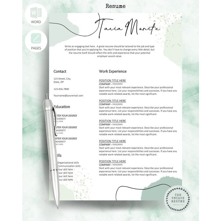 CV Lamaran Kerja Lengkap | Surat Lamaran Pekerjaan / Cover Letter | Soft File Word PDF | CV Pelaut /
