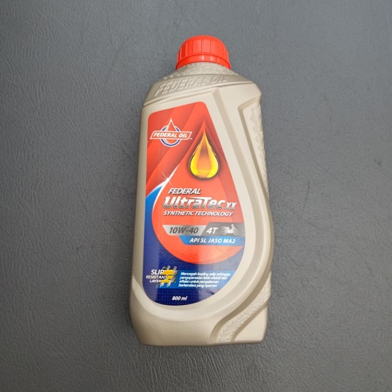 Oli Mesin Motor Federal Supreme Ultratec XX 50 10w-40 Synthetic Special 800ml