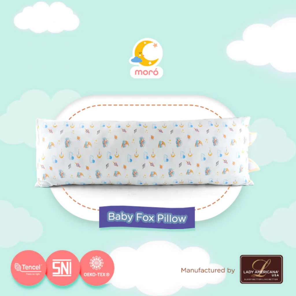 bantal bayi Moro Baby Pillow Size XTRA LARGE - Moro Baby Hug Pillow Bed Time Buddy by Lady Americana