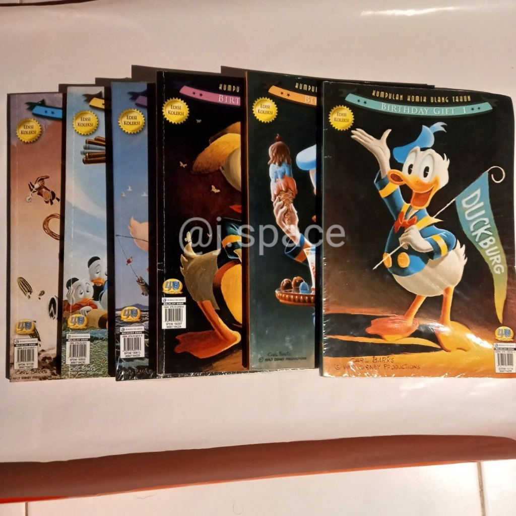 (SET) DONAL BEBEK BIRTHDAY GIFT [buku komik edisi lama/bekas]