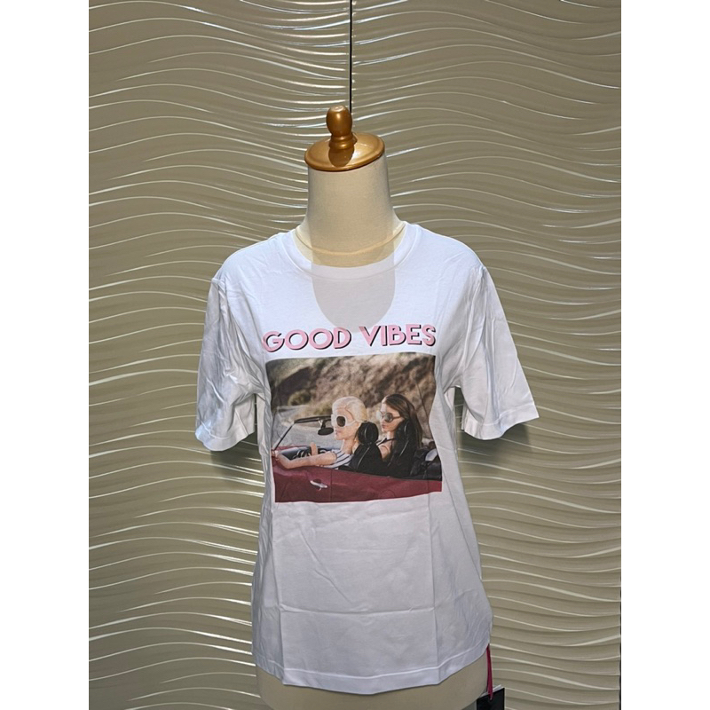 POMELO X BARBIE Cotton White T-Shirt ORIGINAL NEW