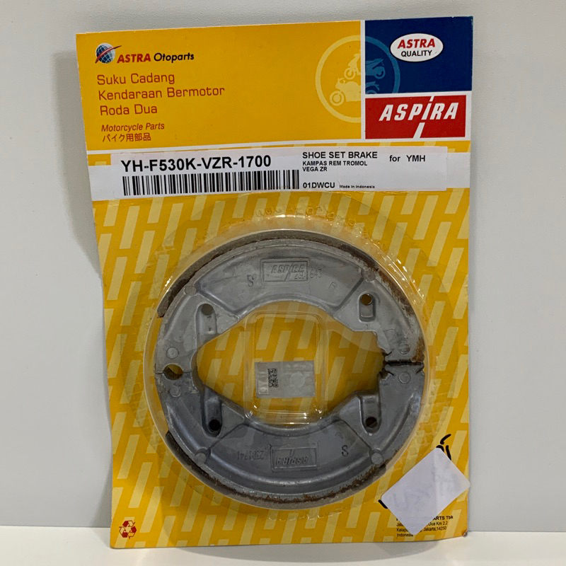 Kapas Rem Belakang Aspira untuk Mio / Vega ZR