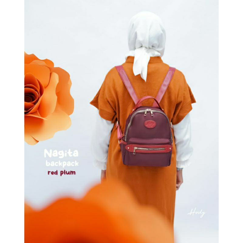 Nagita Backpack Hody Tas Ransel Gendong Wanita Terbaru