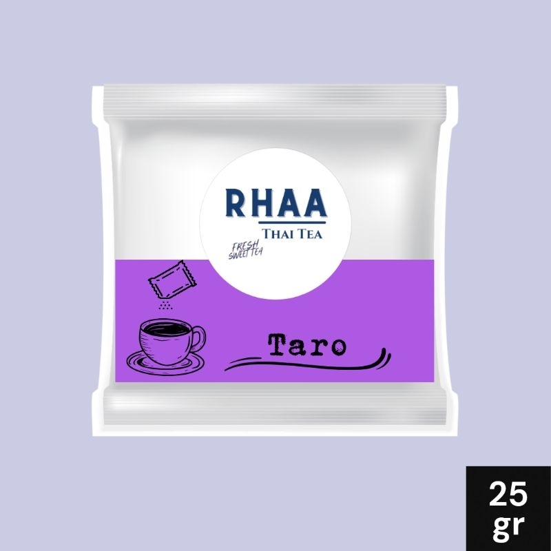 

RTT Bubuk Minuman Rasa Taro Instant Drink Powder Kemasan sachet 25 Gram