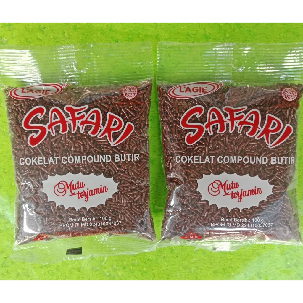 

L'AGIE SAFARI coklat butir/ seres100 gram