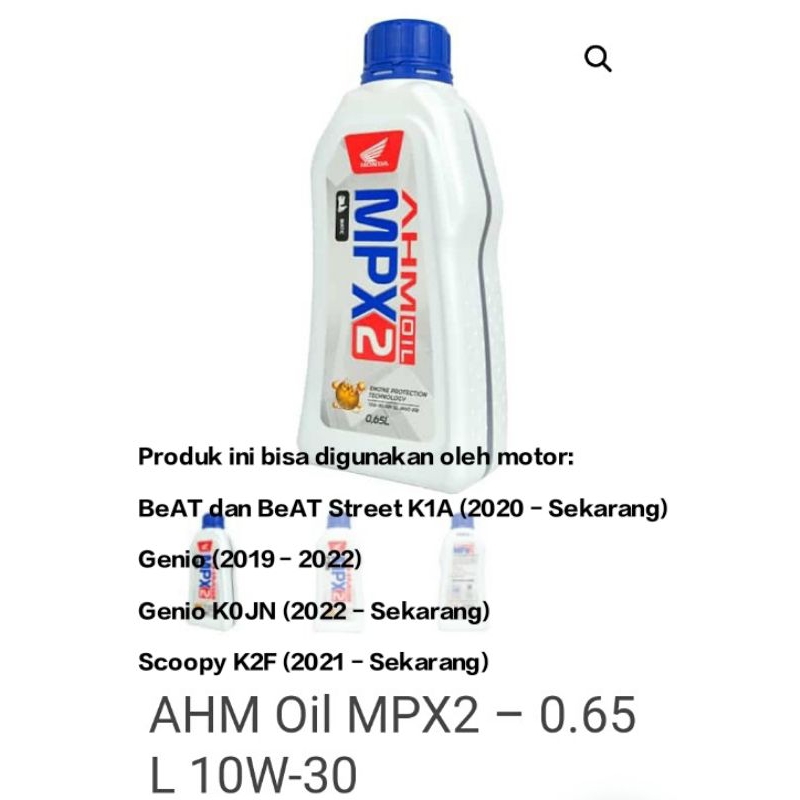 oli MPX-2 10W30 SLMB 0,65L original