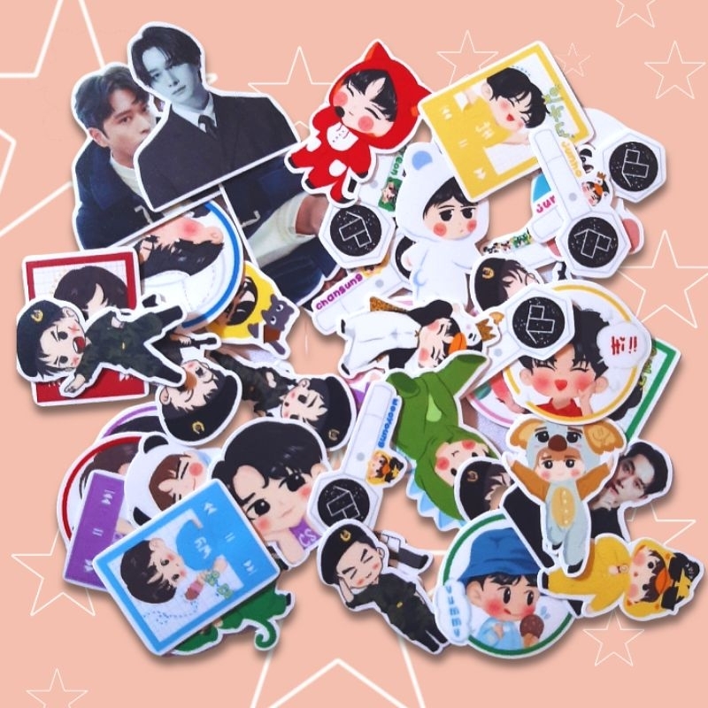 

Custom sticker vinyl anti air | sticker deco/jurnal | sticker HP/Laptop (min pembelian 50 pcs)