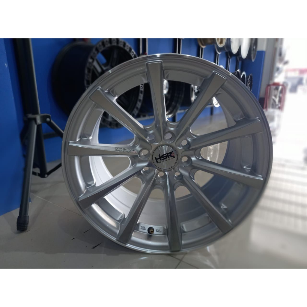 Ready Velg-Pelek Mobil Racing Lebar Belang/Celong Hsr Ring 16 Model Jari Jari Lubang 4X100 & 4X100 L