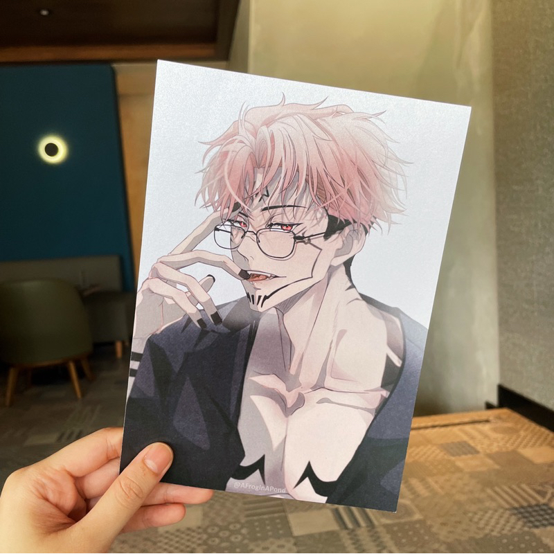 [Gambreng x AFrogInAPond] Jujutsu Kaisen / JJK A5 Art Print by Froggie