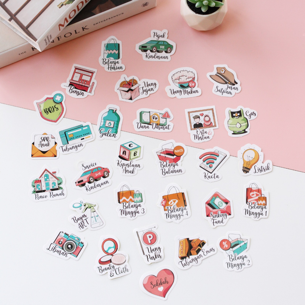 

STICKER BUDGETING (30 PCS) BY ASTORIA