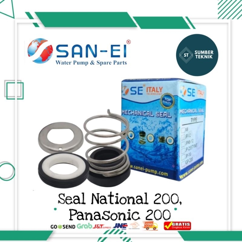 Mechanical Seal National 200 Panasonic 200 Sil Pompa Air