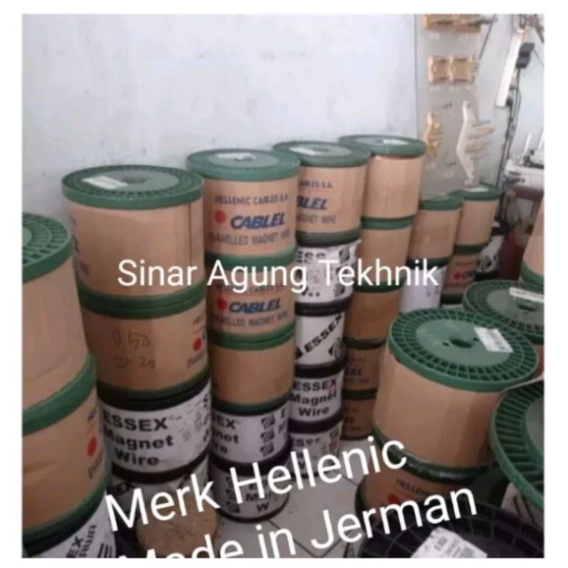 Kawat Tembaga Email 0,80mm Hellenic