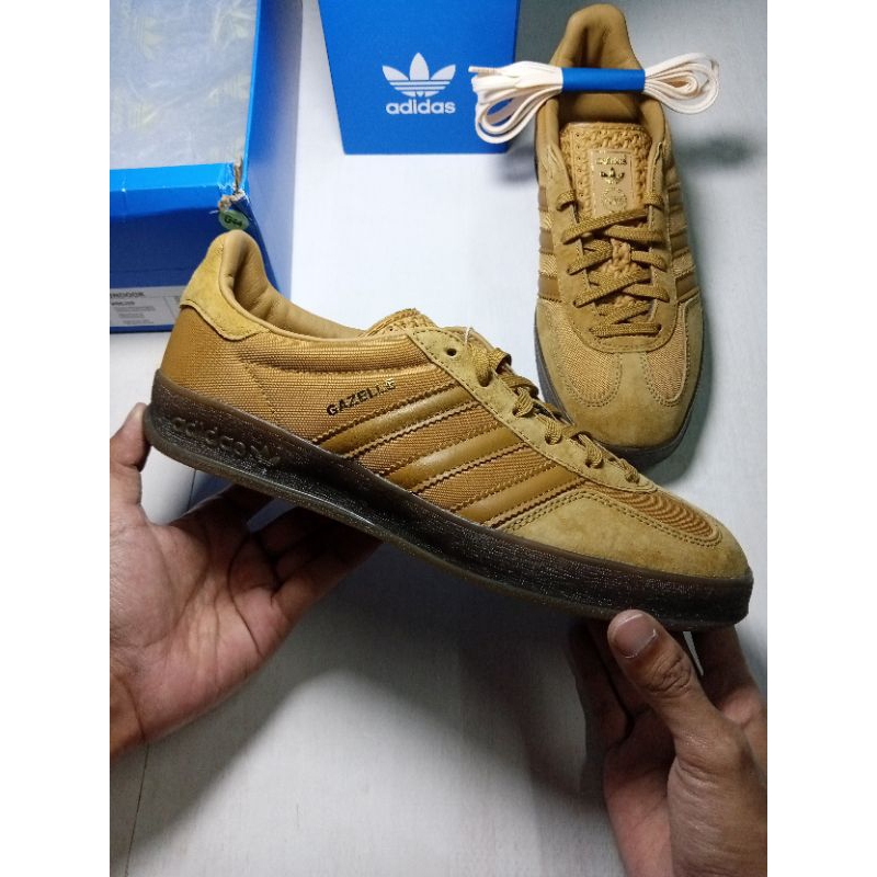 Adidas Originals Gazelle Indoor Brown Mesa Size 41⅓ (HO6269)