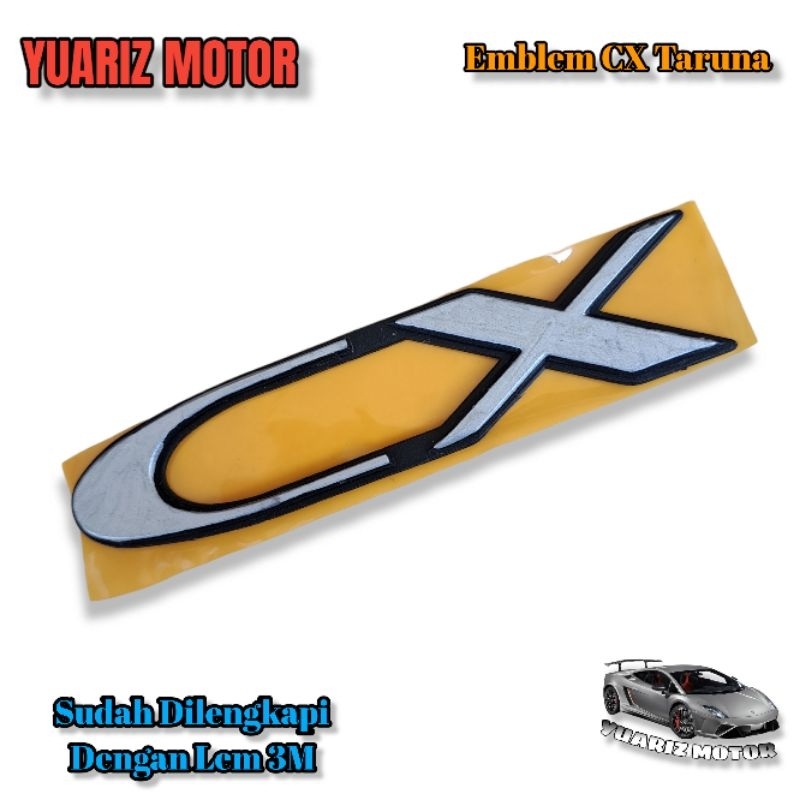 Emblem Tulisan CX Taruna Original/Emblem Tulisan CX Original Bagasi Belakang Taruna
