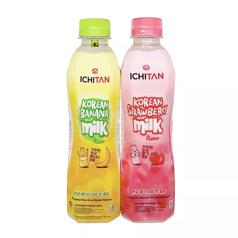 

ichitan KOREAN milk susu rasa pisang /strawbery 300 ml