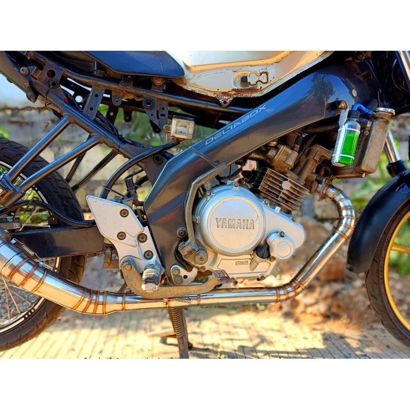Leher Knalpot Vixion Full Cacing Stenlis terbaru(Vixion full cacing)