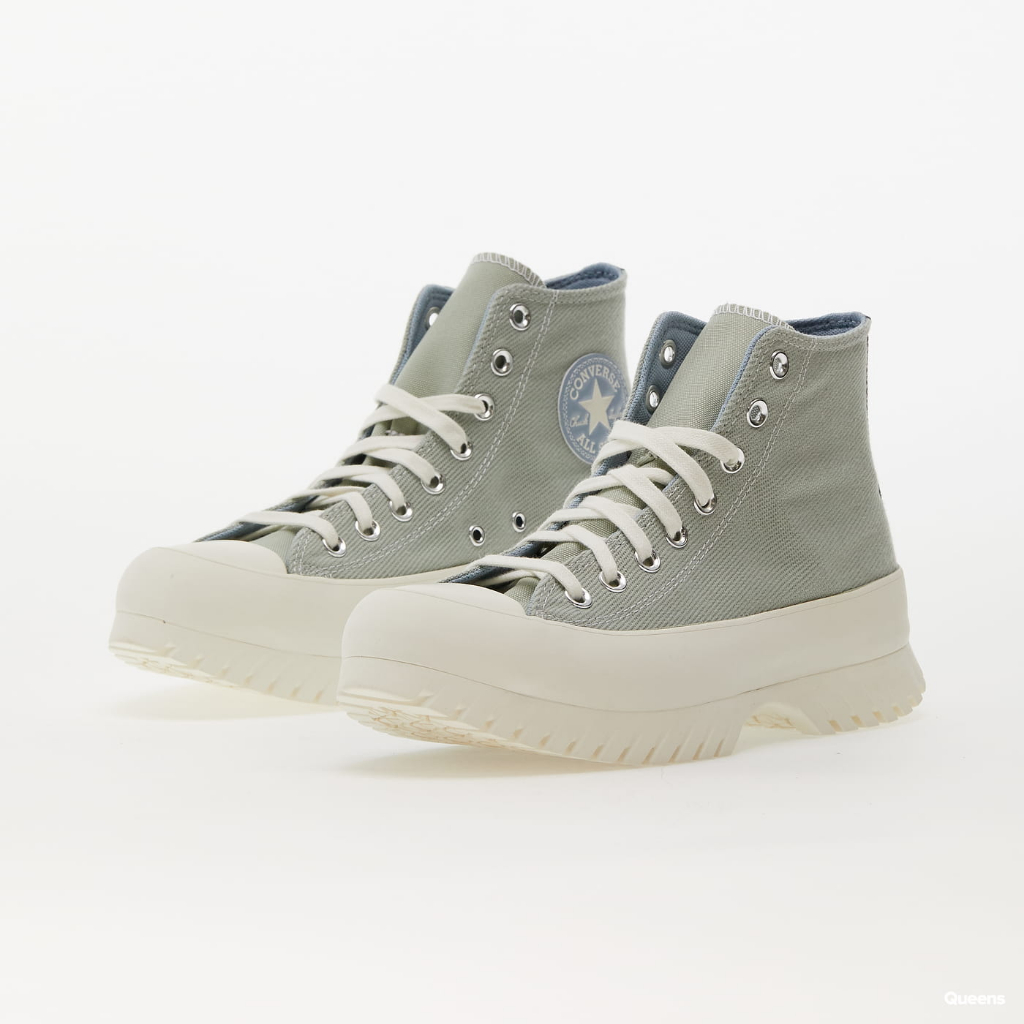 Converse Chuck Taylor All Star Platform Lugged 2.0 Denim Fashion Sage