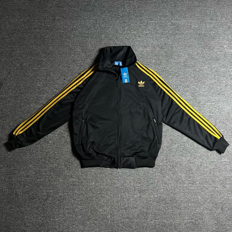 Jaket Tracktop Adidas FB Strip Gold Full Teg