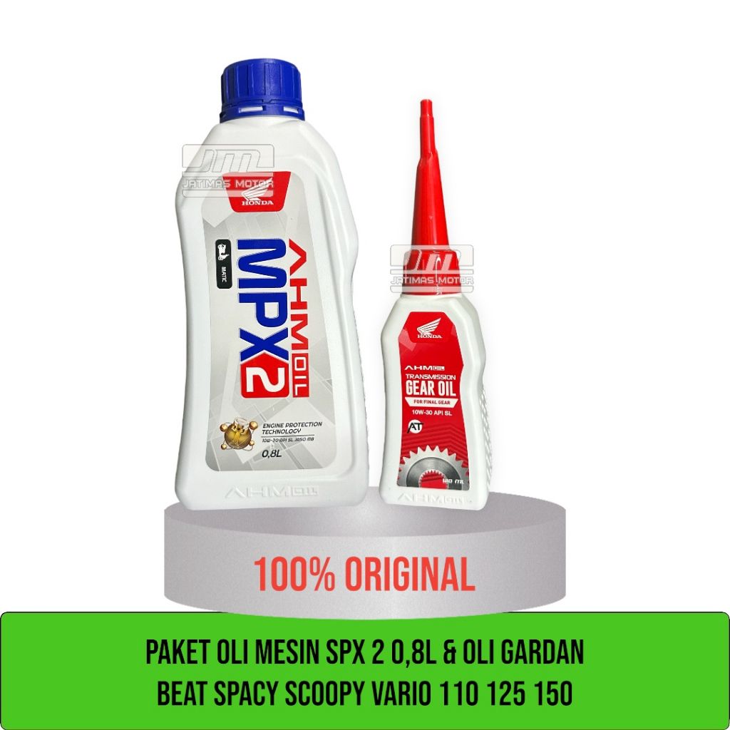 Paket oli MPX 2 0,8L & oli gardan beat spacy scoopy vario 110 125 150