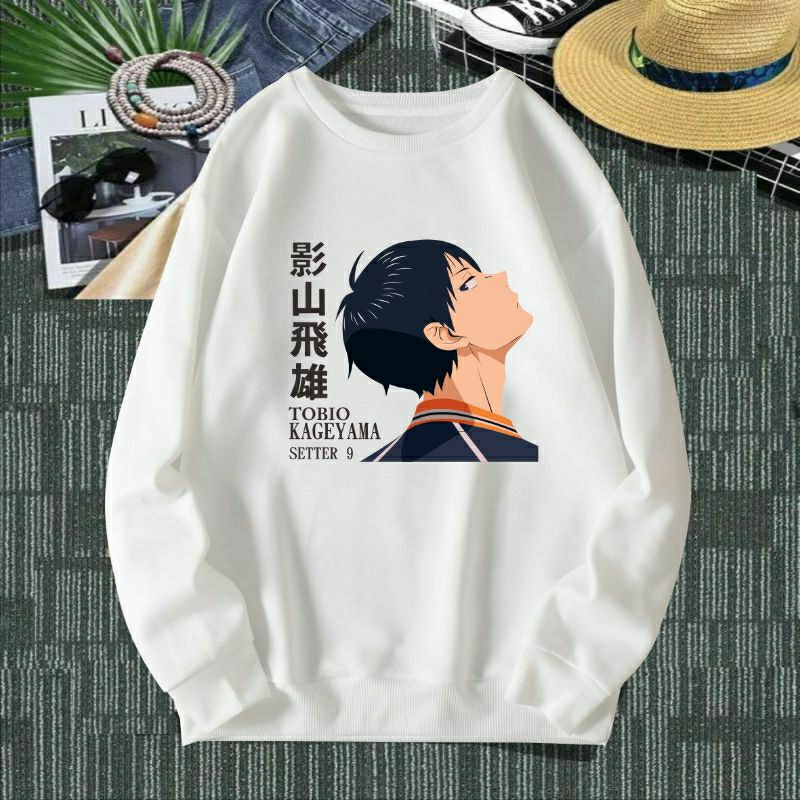 Sweater Tobio Kageyama Haikyuu Crewneck Anime Manga Jepang