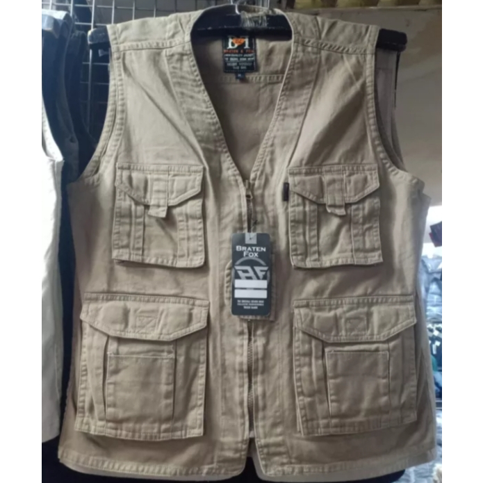 ROMPI KANVAS OUTDOOR (OBLONG) | Seragam | Tactical Vest | Mancing | Lapangan | Jaket V Neck | Kanvas