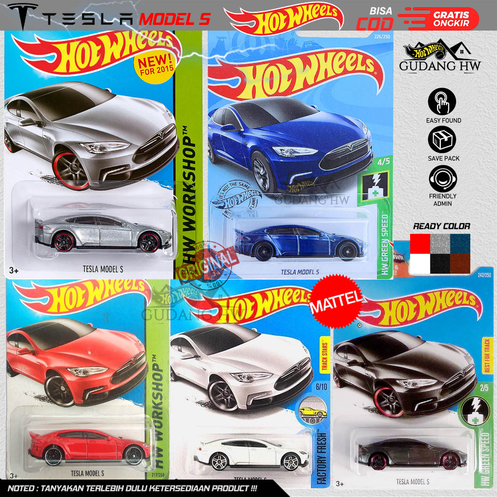HOT WHEELS TESLA MODEL S