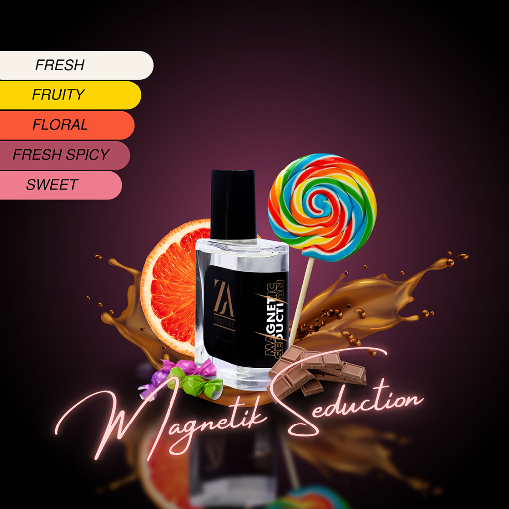 MAGNETIC SEDUCTION - za perfume - Parfum pria - Parfum cowok - Parfum Pemikat Wanita parfum Viral