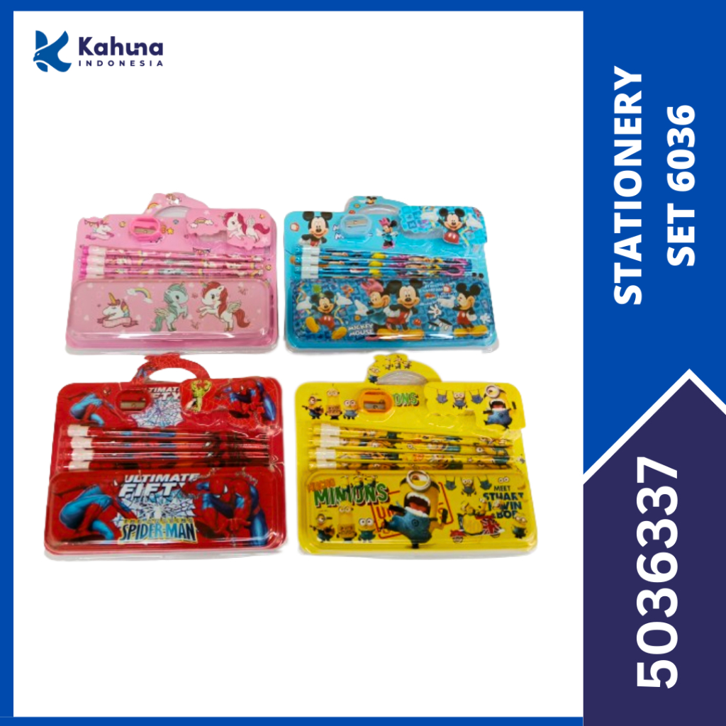 

Kotak Pensil Anak Set 6In1 Stationery Untuk Hadiah Anak Sekolah [5036337]
