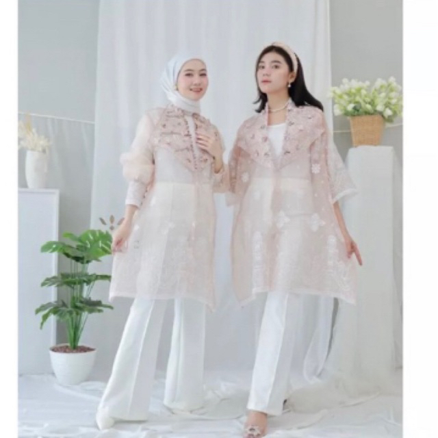 preloved outer baju kondangan dr yufis scraft baru sekali pakai masih like new #bajukondangan#bajuke