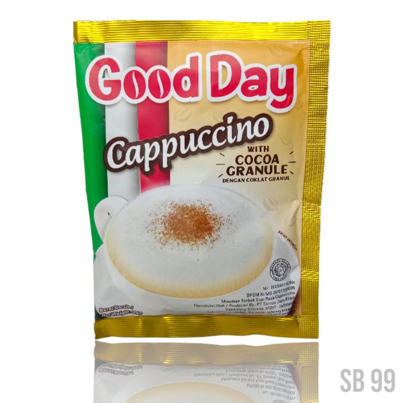 

Good day cappuccino 25gr renteng isi 10