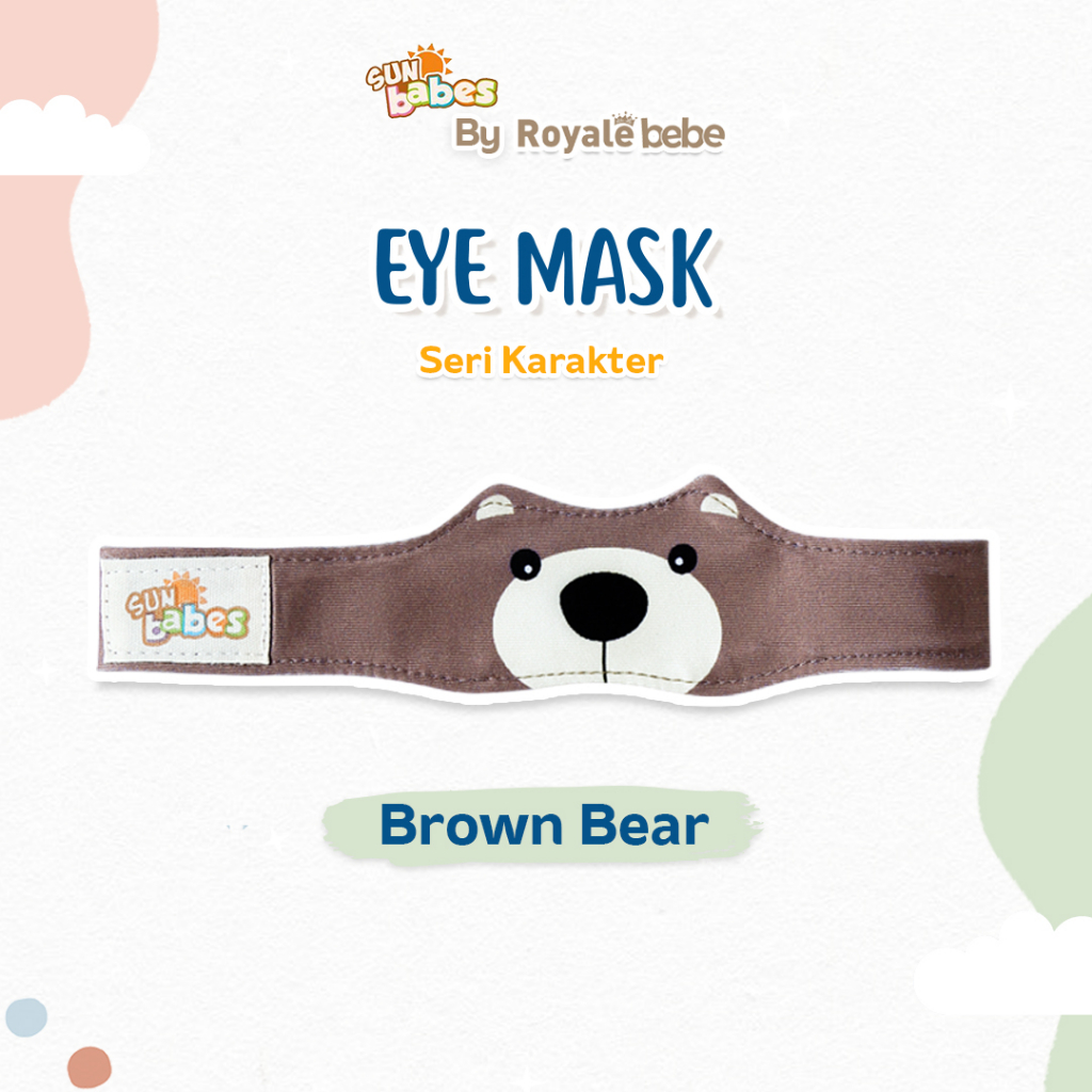 Sunbabes - Penutup Mata Bayi (EyeMask) Karakter