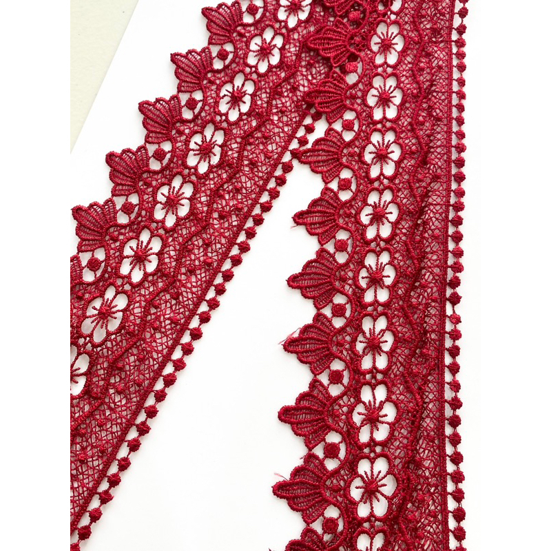 Renda Giper / Renda Bordir lebar -+ 10cm