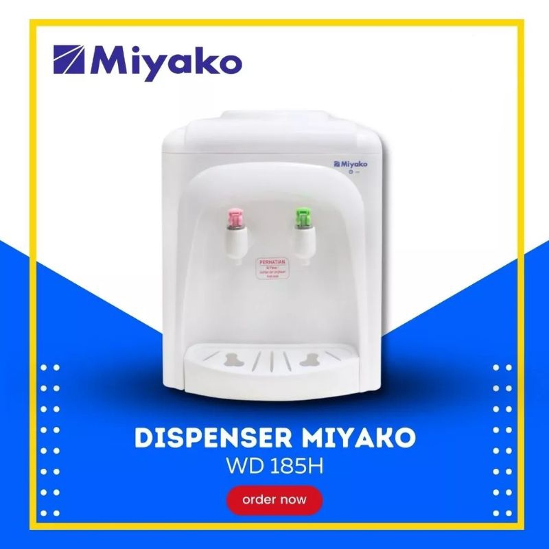 Dispenser Miyako WD 185 H / Dispenser Galon Air Panas & Normal Miyako WD 185H / Dispenser Hot & Norm