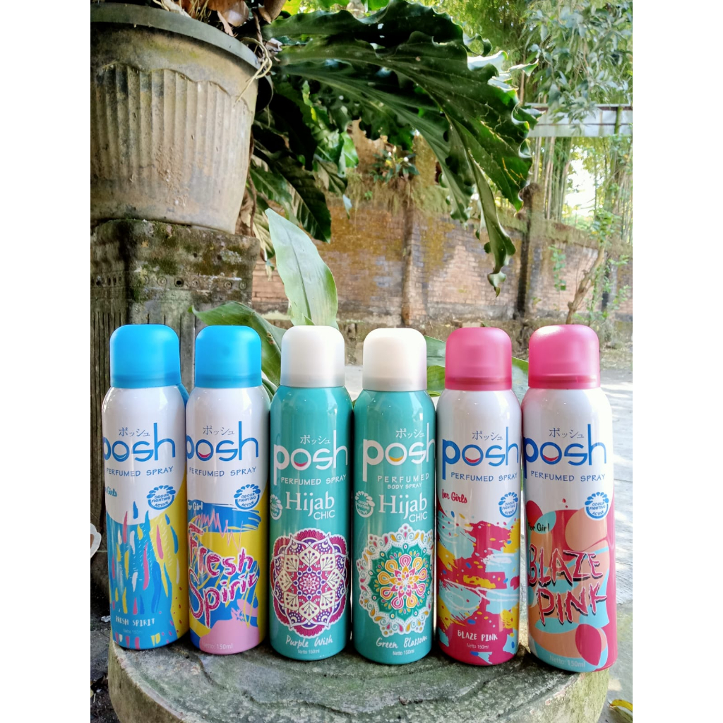 POSH BODY SPRAY WOMEN/PARFUM POSH/ POSH HIJAB