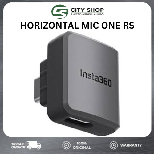 INSTA 360 ACCESSORIES HORIZONTAL MIC ADAPT ONE RS & ONE R MIC ADAPTER