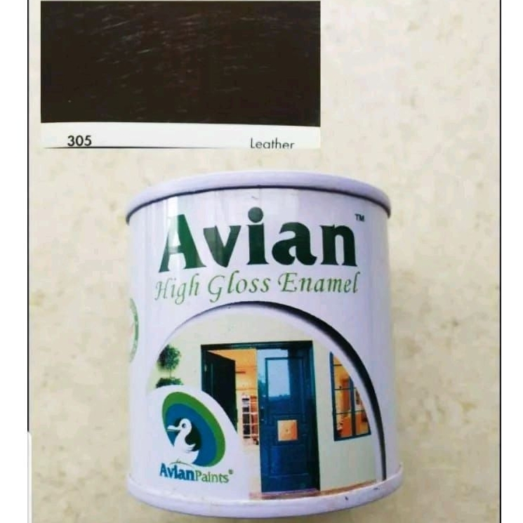 ✨Cat kayu dan besi Avian 100 cc warna leather/coklat gelap