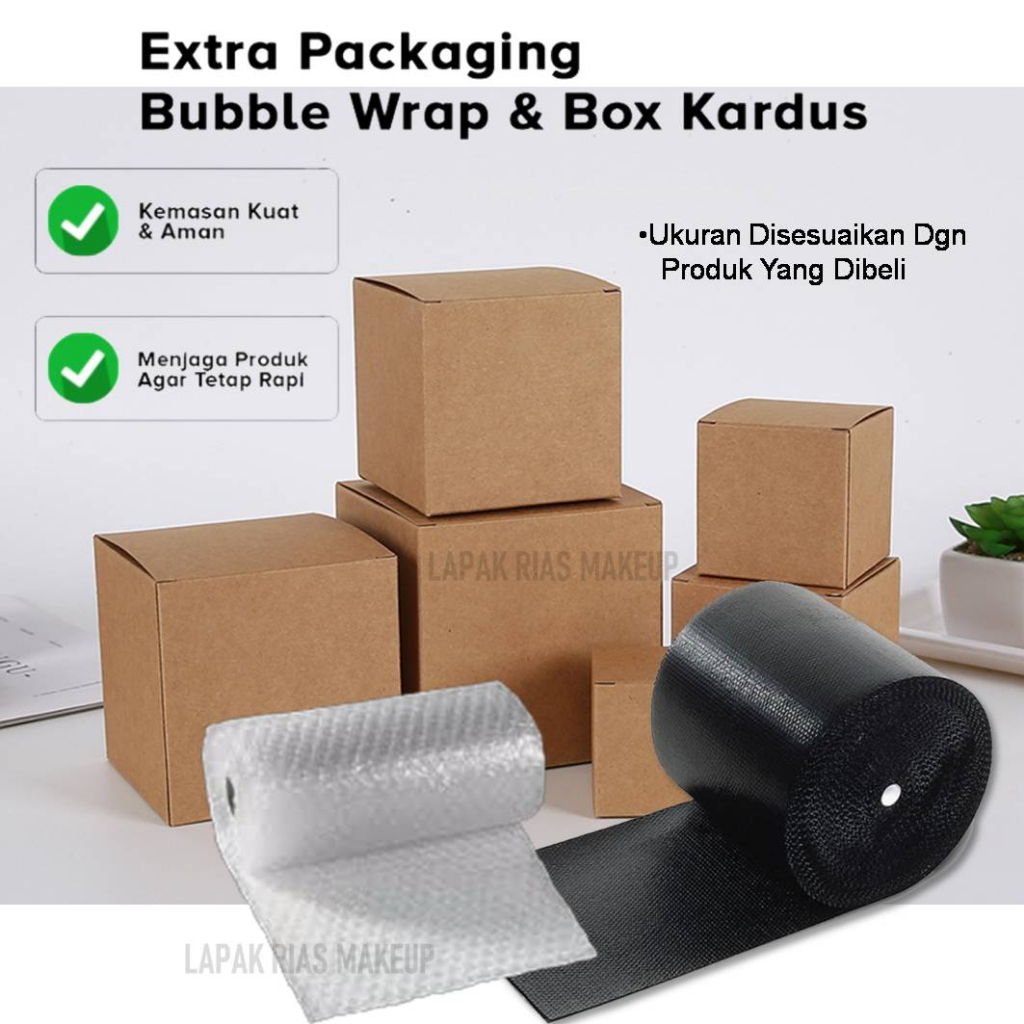 

BUBBLE WRAP Dan KARDUS Untuk Packing Tambahan