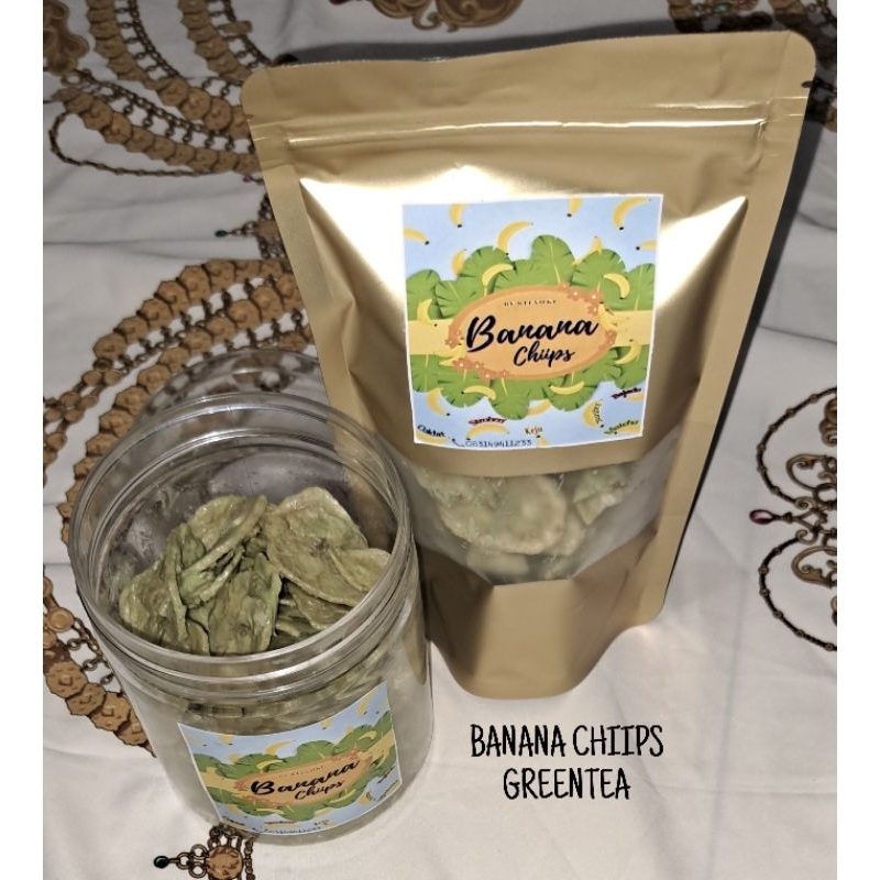 

Banana Chip Lumer by Steyuki- Keripik Pisang Lumer GreenTea